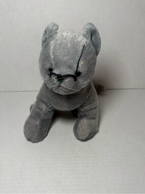 Y2K 2000s Ganz Webkinz Charcoal Cat Plush Stuffed Animal No Code